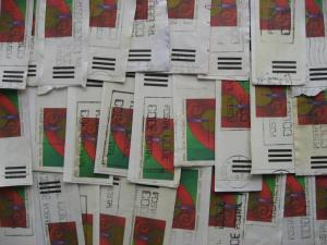 Canada wholesale 25 used Ut 2-ST stick and tick stamps, check them out!