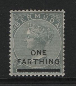 BERMUDA  26  MINT HINGED QUEEN  SURCHARGED