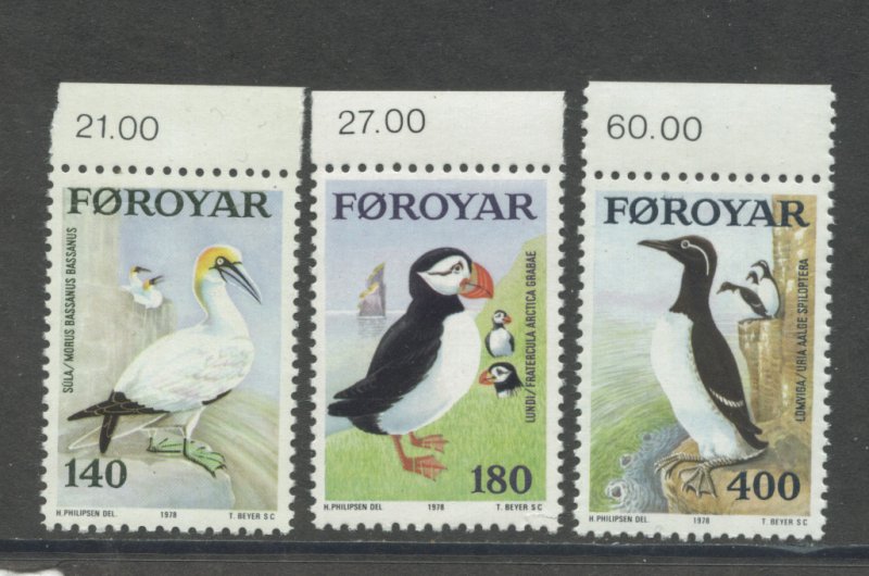 Faroe Islands 36-8 MNH see descr.