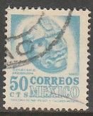 MEXICO 949, 50¢ 1950 Definitive 3rd Printing wmk 350 USED. F-VF. (1431)