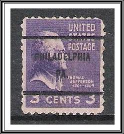 US Precancel #807-61 Philadelphia PA Used