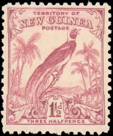 New Guinea #32, Incompete Set, 1932-1942, Hinged