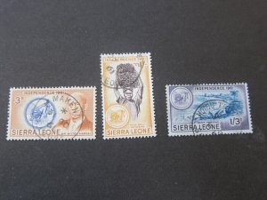 Sierra Leone 1961 Sc 212,15-6 FU