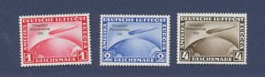 GERMANY  -  Scott C43-C45 - the C43-C44 are unused hinged - and C45 is MNH -