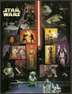 US Stamp #4143a-o MNH - Star Wars Complete Sheet of 15