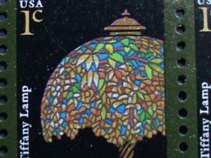 ​UNITED STATES-2003-SC#  3749- TIFFANY  LAMP MNH -STRIP OF 5 COIL STAMPS- VF