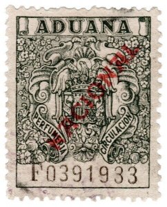 (I.B) Spain Revenue : Customs Seal (overprint)