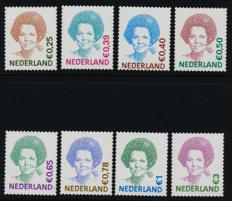 Netherlands 1091-4,8,1102-4 MNH Queen Beatrix