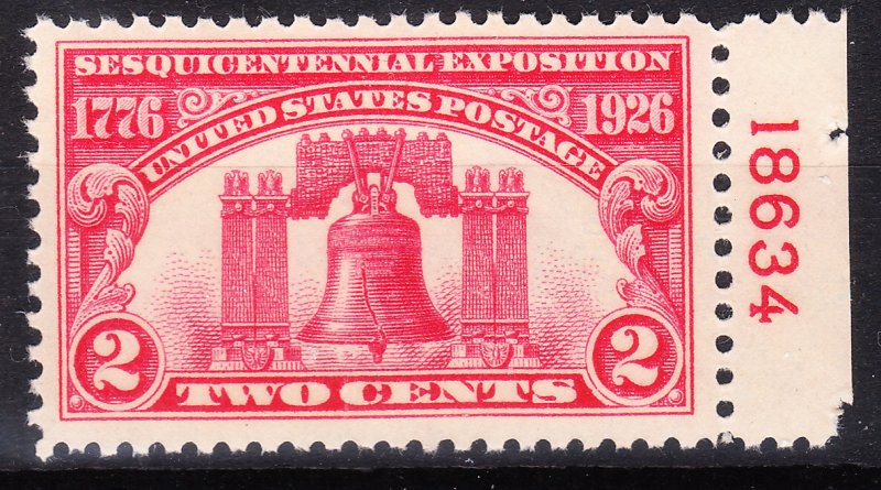 MOstamps - US #627 Mint OG NH - Lot # DS-20