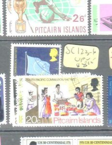 PITCAIRN ISLANDS  (P1211B)  QEII   SG 123-6     VFU 