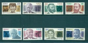 Norway - Sc# 1308-15. 2001 Nobel Prize Winners. MNH $20.00.