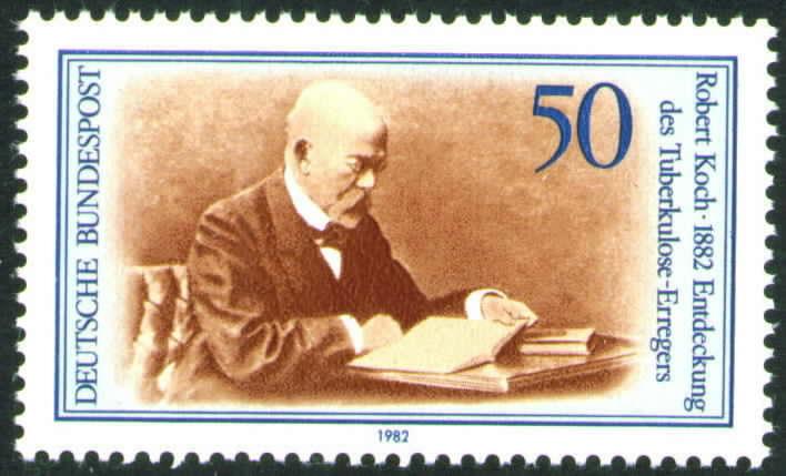 Germany Scott 1370 MNH** 1982 Robert Koch TB stamp CV$2.10