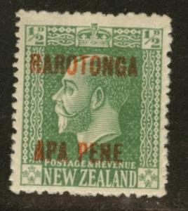 Cook Islands Scott 48 Rarotonga opt 1919