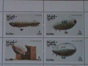 ​OMAN-WORLD FAMOUS CLASSIC AIR SHIPS-MNH-SHEET VF-EST-$12-PROMOTE-50% OFF