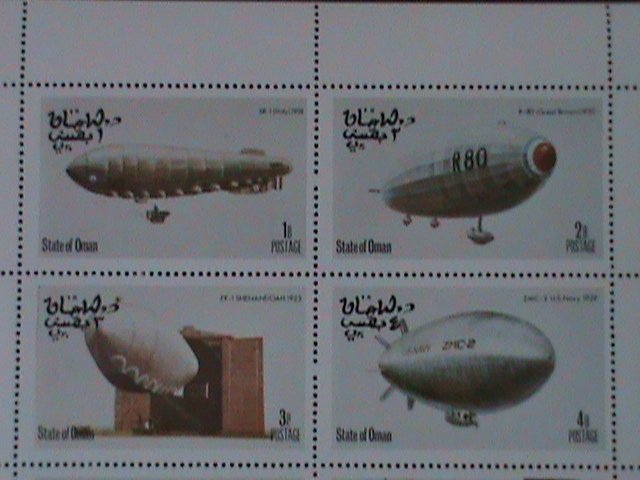 ​OMAN-WORLD FAMOUS CLASSIC AIR SHIPS-MNH-SHEET VF-EST-$12-PROMOTE-50% OFF