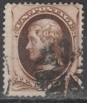 US #161 F-VF Used  CV $27.50 (A2351)