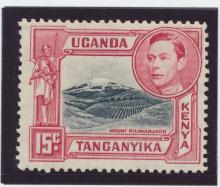 Kenya Uganda Tanganyika SG 137a  Mint Never Hinged