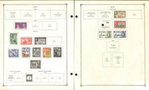 Fiji Stamp Collection on 38 Scott International Pages, 1878-1996 (Incomplete)