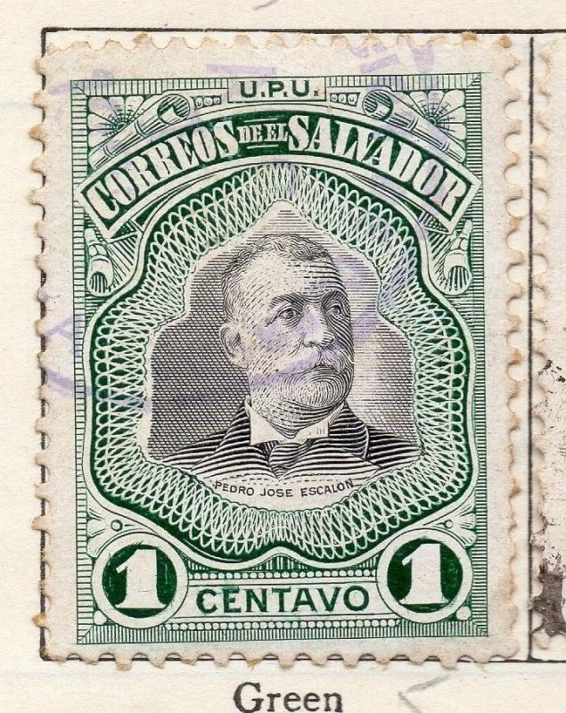 Salvador 1906 Early Issue Fine Used 1c. 148263