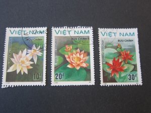 Vietnam 1988 Sc 1850,2,4 FU