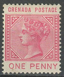 Grenada 1883 Queen Victoria 1d ☀ Carmine SG.31 - Cat £90 ☀ MH stamp