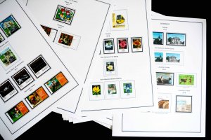 COLOR PRINTED GERMANY 2011-2020 STAMP ALBUM PAGES (89 illustrated pages)