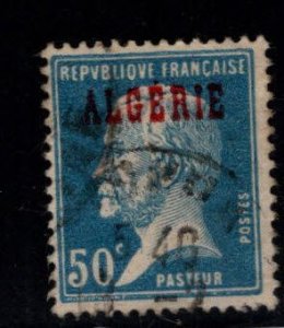 ALGERIA Scott 22 Used  overprinted  50c Pasteur stamp