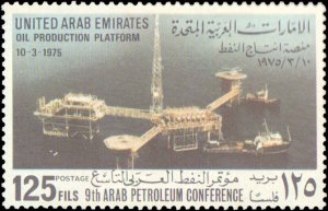 United Arab Emirates #43-46, Complete Set(4), 1975, Petroleum, Never Hinged