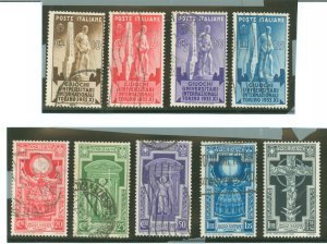 Italy #306-314  Single (Complete Set)