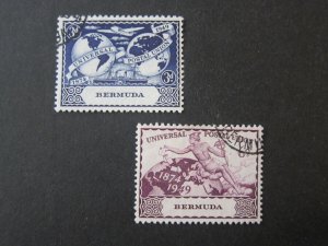 Bermuda 1949 Sc 139-140 FU