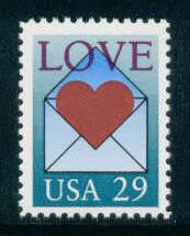 2618 29c Love Fine MNH