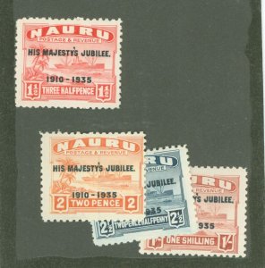 Nauru #31-4 Unused Single (Complete Set)