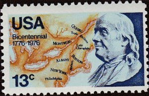 # 1690 MINT NEVER HINGED ( MNH ) BENJAMIN FRANKLIN