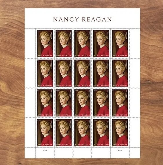 5 Sheets of 20,Nancy Reagan  forever stamps  ,100PCS