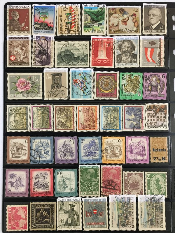 Austria collection 330 all different mint/used stamps SCV $100