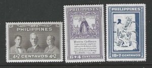 Philippines B1-B3   Complete MNH SC: $12.50