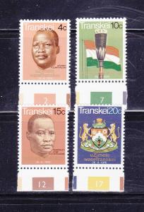 South Africa Transkei 1-4 Set MNH Various (B)