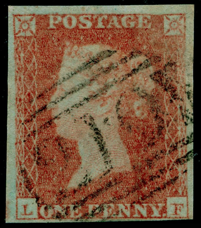 SG9, 1d pale red-brown PLATE 119, FINE USED. Cat £45. LF