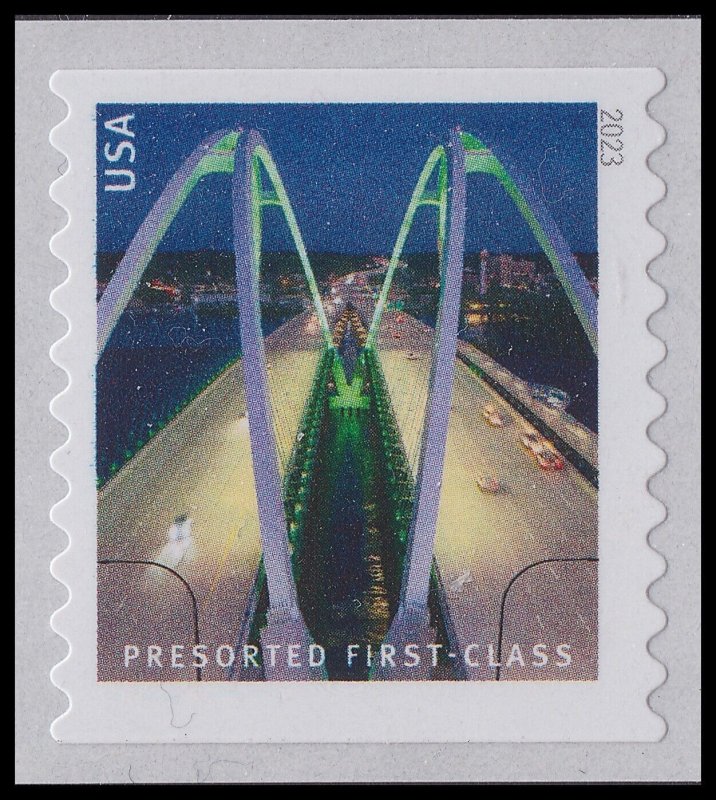 US 5808-5811 Bridges presorted first-class 25c coil set (4 stamps) MNH 2023