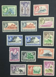 MOMEN: SOLOMON ISLANDS SG #60-72,63a,65a 1939 MINT OG LH LOT #61167