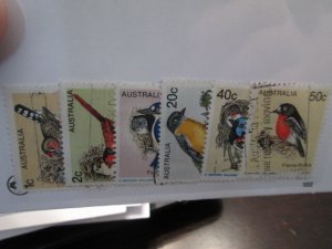 Australia #713-718 used 2021 SCV = $1.75