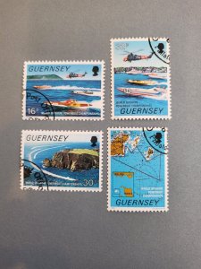 Stamps Guernsey Scott #390-3 used