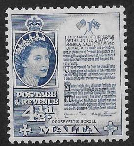 MALTA SC# 253 VF/MNH