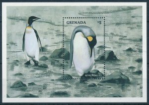 [108852] Grenada 1998 Birds vögel Penguins King Penguin Souvenir Sheet MNH