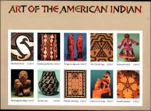 United States #3873, Complete Set, Pane of 10, 2004, Native Americans, Never ...
