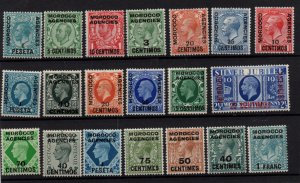 Morocco Agencies KGV-KGVI mint MH collection WS36822