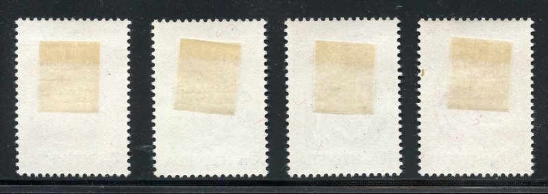 SWITZERLAND SCOTT #406/09 HIGH VALUES DEFINITIVES MINT HINGED WITH REMNANTS