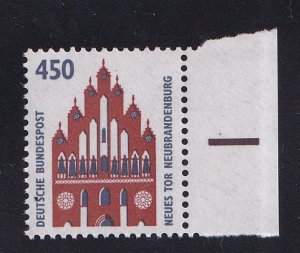 Germany   #1539   MNH   1992    Historic  sights  450 pf