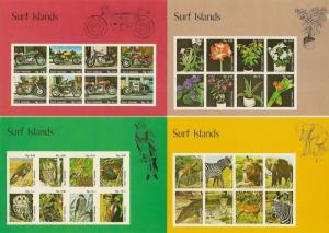 Surf Islands Miniature Sheets MNH (17)