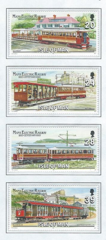 Isle of Man   MNH sc  554-557
